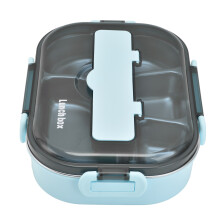 1.3L fiambrera de 5 compartimentos 20x27.5x7.5cm Azul