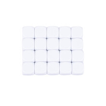 25mm Acrylic Dice Six Sided Blank White Dice Cubes with Rounded Corners for Board Games DIY Math Teaching 20PCS