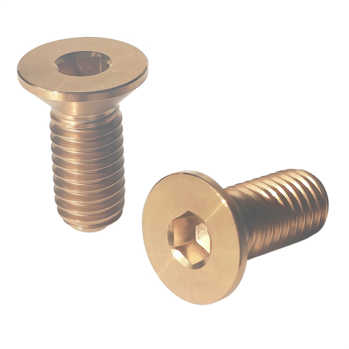 Viti In Titanio Per Gabbia Portaborraccia - M5 X 12mm, 3act, Adatte Elite, Carbon, FSA, Bontrager