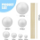 Solar System Project Kit, PlanetModel Crafts 14 Mixed Sized Polystyren 3