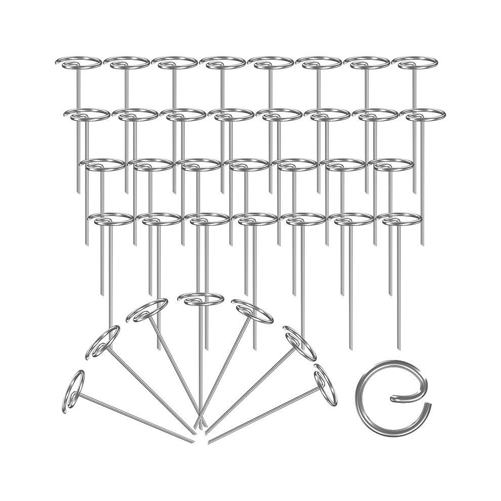 100 Db 6 HüVelykes Kerti TűZőGéP, RozsdagáTló Kerti KöR Alakú Felső Csapok BiztonsáGhoz-image