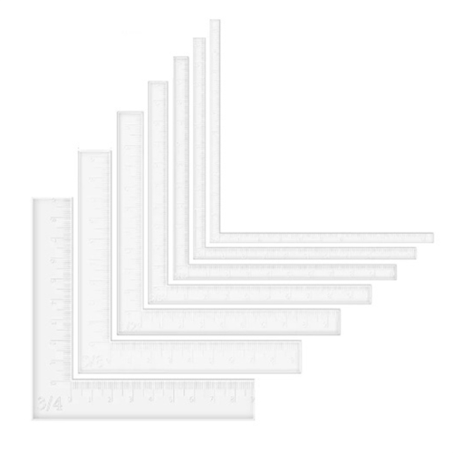 7Pcs/Set Paper Card Corners Helpers Positioning Tools Scrapbooking Acr 1