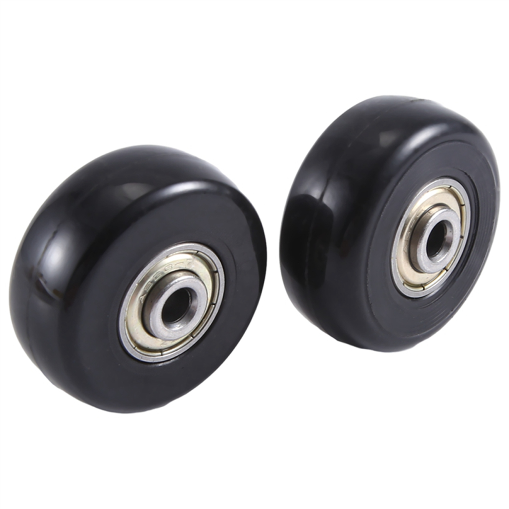 55X18mm Set of 2 Luggage Suitcase Replacement Wheels,PU Swivel Caster-image-OPC-PJPX8DC-NEW