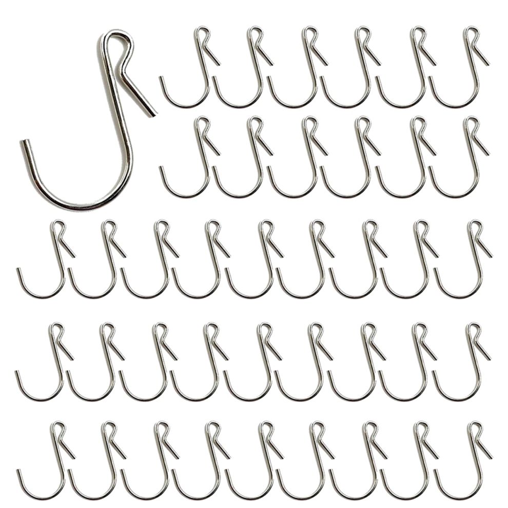 100Pcs Gutter Hang Hooks Christmas Lights Ornament Hook Light Clips Fo 4853961235983