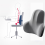 Cuscino lombare in memory foam per auto e ufficio, supporto per la vita post-partum 5