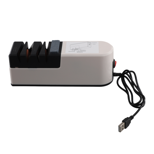 Afiador de facas elétrico rápido USB automático ajustável 3 para facas Sc 2