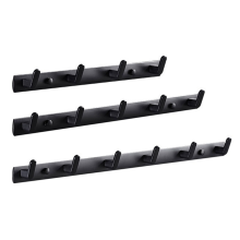 Schlüsselhalter für die Wand, schwarze Wandhaken zum Aufhängen, Dekoration, passend ab