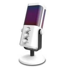 Mikrofon gamingowy USB RGB, pojemnościowy, z redukcją szumów, monitor
