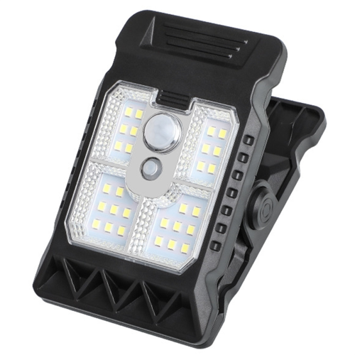 Outdoor Solar Lights Motion Sensor Security Lamp Clip-on for Fence Dec
