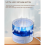 Atomization Humidifier for Bedroom Large Room Office Essential Oil Dif 6