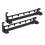 Pacote de 2 varões extensíveis para cabides extensíveis, guarda-roupa extensível 2