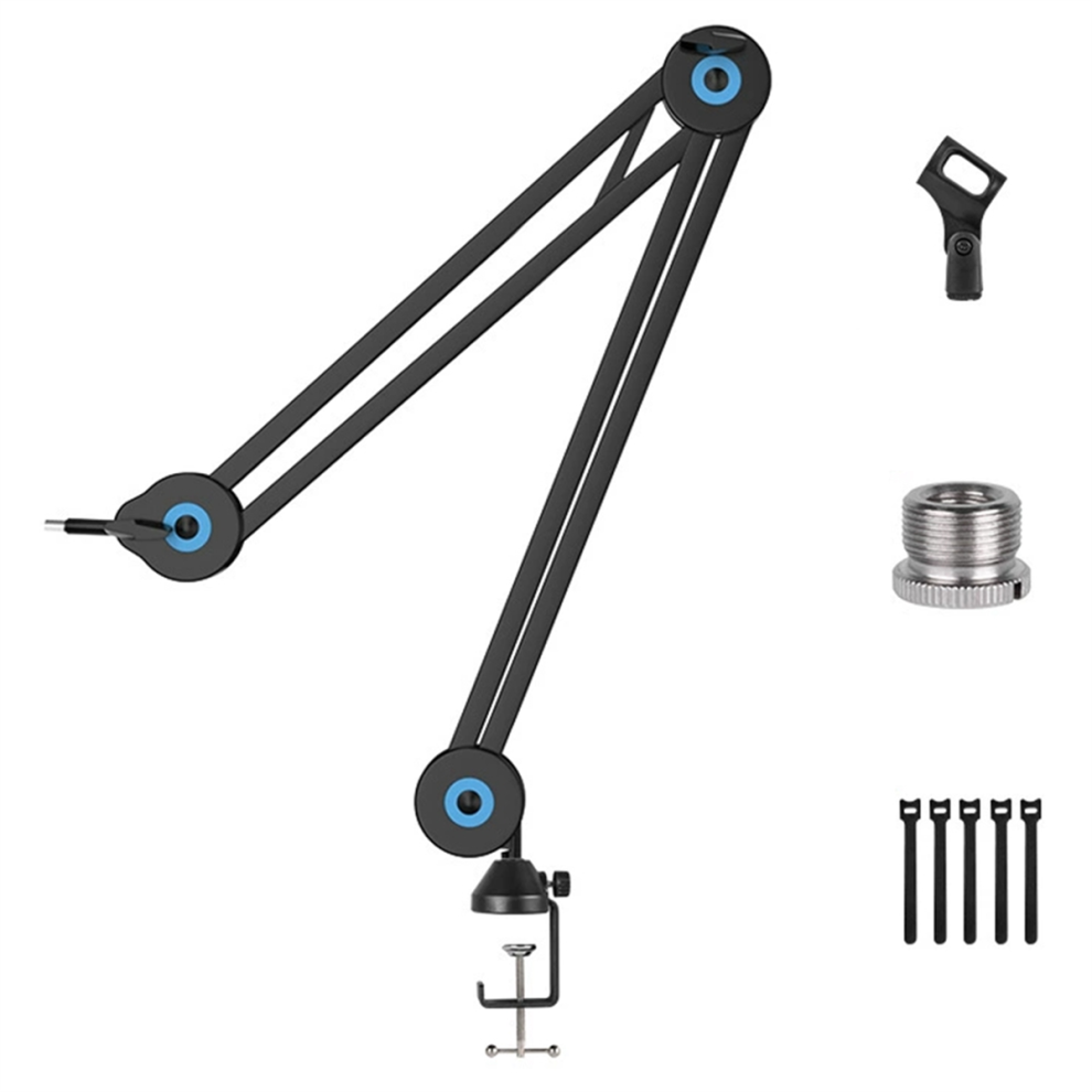 Supporto Per Microfono Da Tavolo Universale Con Braccio Lungo E Supporto Portante Con