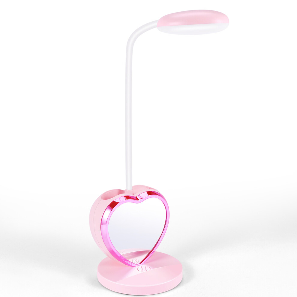 LED Desk Lamp for Girls, Rechargeable with USB Charging Port & Pen Hol-image-OPC-PJPXB59-NEW