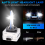 2PCS D1C D1S D1R 8000K Eis Blau HID Xenon Auto Scheinwerfer 35W High Low B 7