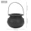 10Pcs Schwarz Kessel Candy Halter Topf mit Griff Halloween Eimer Ket 5