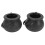 10Pcs Schwarz Kessel Candy Halter Topf mit Griff Halloween Eimer Ket 9