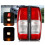 Ζεύγος πίσω φώτων φρένων για Navara D22 D23 Pickup 1997-2004 με λάμπα 6