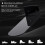 6 Pack Floating Shoe Shelves,Black Acrylic Wall Mounted Display Shelve 6