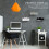 6 Pack Floating Shoe Shelves,Black Acrylic Wall Mounted Display Shelve 5