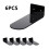 6 Pack Floating Shoe Shelves,Black Acrylic Wall Mounted Display Shelve 7