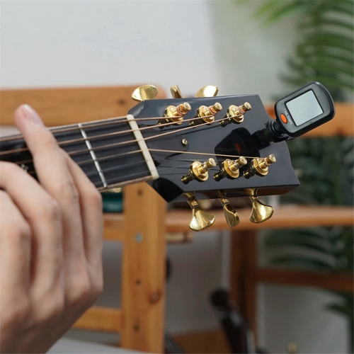 T-500 Κουρδιστήρι ακουστικής κιθάρας με κλιπ Ukulele, μπάσο, βιολί 2