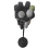 Handheld Microphone Holder Stand Multiple Mic Windscreen Shock Mount C 9