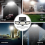 210 LED Solar Security Lights with Remote 2500LM Motion Sensor Outdoor 9