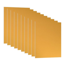 3.3x2.1x1/32inch Anodized Aluminum Sheet,10Pcs Metal Rectangle Plate 0