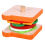 Simulation de sandwich en bois éducatif à découper et à assembler 4