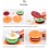 Simulation de sandwich en bois éducatif à découper et à assembler 6