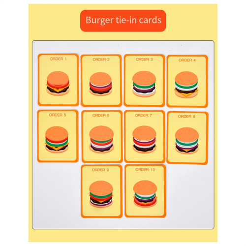 Simulation de sandwich en bois éducatif à découper et à assembler 1