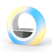 Despertador Sunrise com luz para despertar e mesa noturna para pessoas com sono pesado B