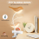Small Bird Lamp,Dimmable and Cordless Night Light, USB Rechargeable To 6