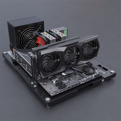PC-test Open Chassis Rack Bench Frame DIY Gaming Computerbehuizing Ondersteuning 2