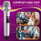 -105 Microfoni wireless Microfoni dinamici palmari con ricevitore per 7