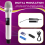-105 Microfoni wireless Microfoni dinamici palmari con ricevitore per 9