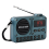 Radio FM digitale portatile ricaricabile con display LED Bluetooth 5.4 2
