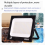 Holofote LED 200W Iluminação Interna Externa Holofote Projetor 6500k 3