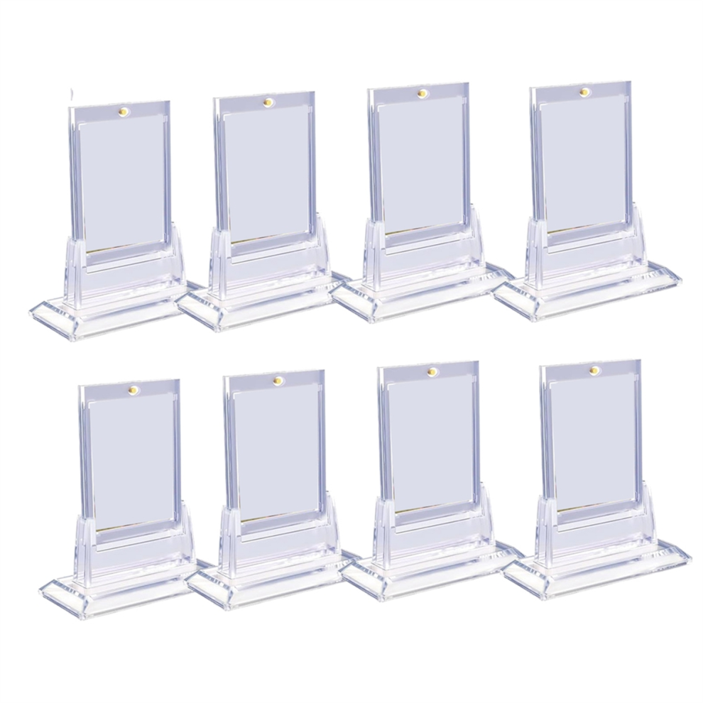 Typecat 8Pcs Magnetic Card Holders For Trading Cards, Protector With Acrylic S