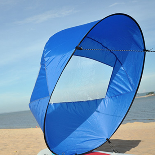 Blue Kayak Sail Pvc Paddle Board Downwind Shaped 2