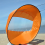 Red Kayak Sail Pvc Paddle Board Downwind Shaped 4
