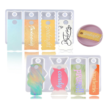 Tassendeckel-Namensschild-Harzform, 40 Oz, 8-Cavity-personalisierte Silikonform