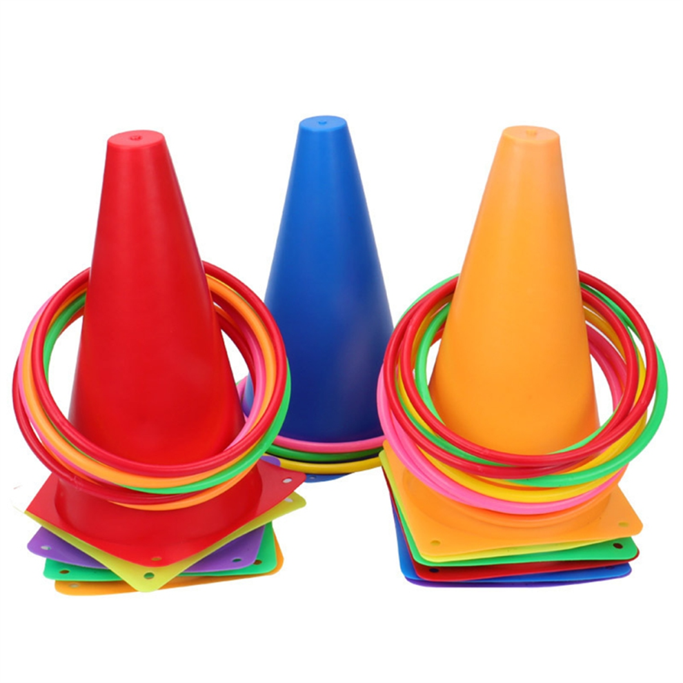 Typecat Children's Fun Ring Throwing Game Outdoor Plastic Circle Parent-Child