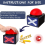 3Pcs Game Answer Buzzer, Buzzer Alarm Sound Play Button with Light Tri 4