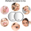 Miroir grossissant 20X + miroir grossissant 10X avec 2 ventouses 5