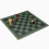 33CM Leather Chessboard Design Portable Board Game Accessory Metal Cor 4