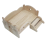 Trælegeseng til dukker Universal dukke DIY Mini børnedagsgave ( 1