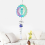 Eule Farbverlauf Wind Spinner Skulptur 3D Chimes Sun Catcher Blick 3