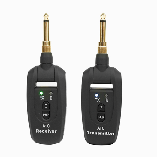 A10 trådløs gitarsystem pickup-lydsender/mottaker for elektriske gitarer