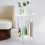 Sofa Table Side Transparent Tea Tables Acrylic Storage Cabinet Nightst 6
